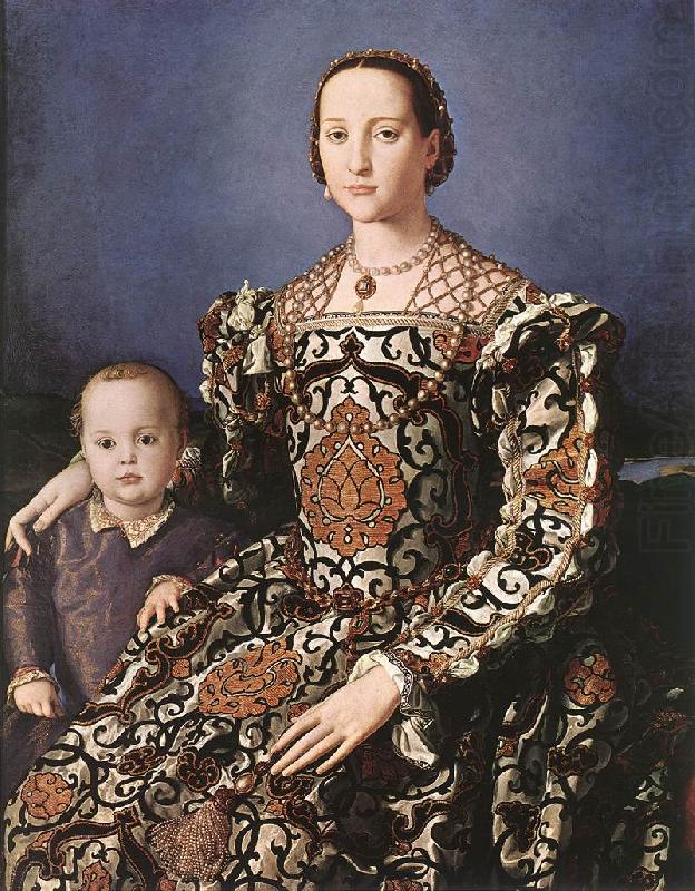 BRONZINO, Agnolo Eleonora of Toledo with her son Giovanni de  Medici china oil painting image